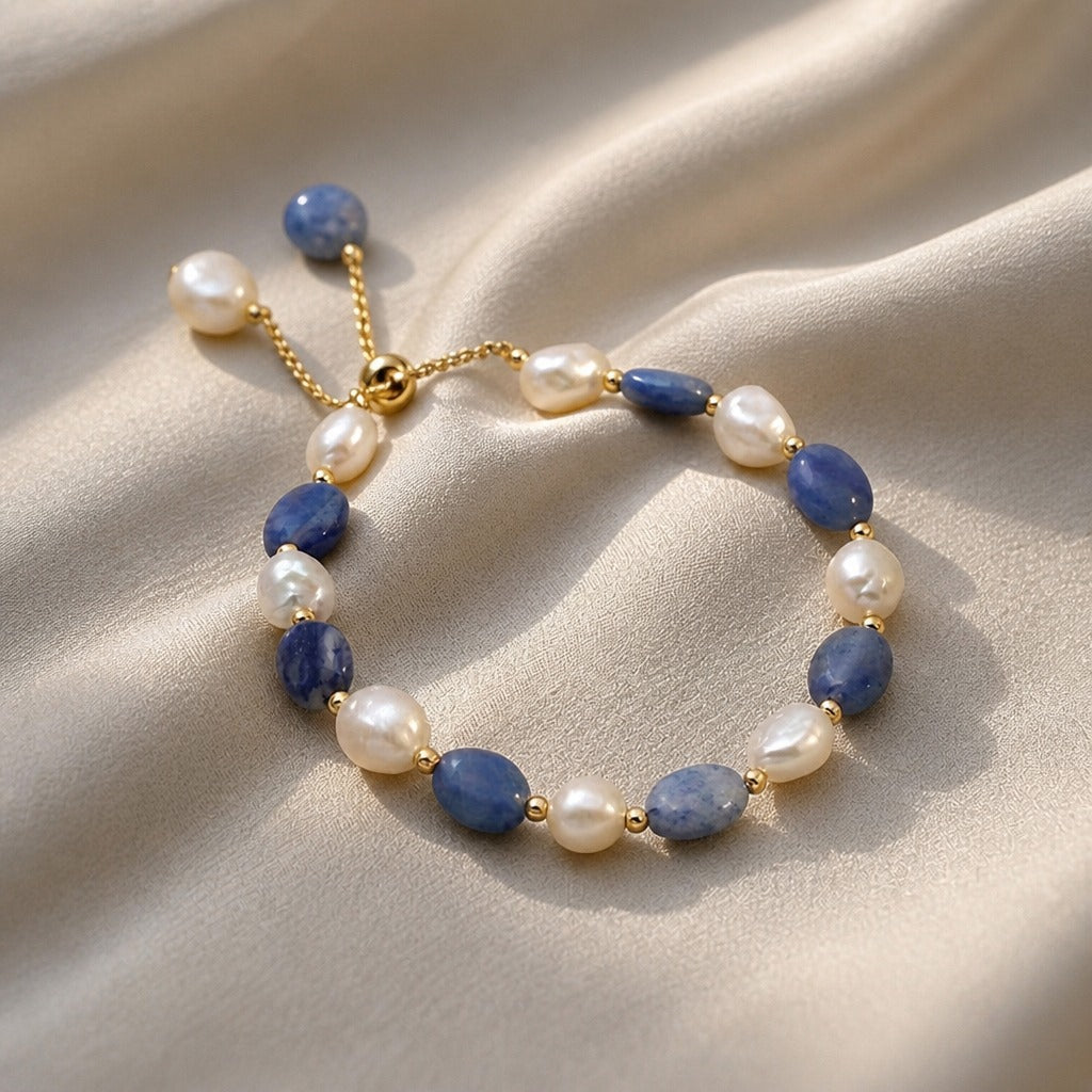 Pearl Noble Stone Bracelet