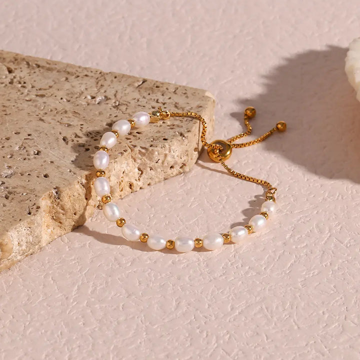 Aurelia Pearl Gold Bracelet
