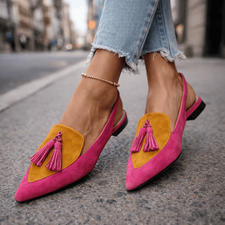 Elisa | Strappy Tassel Sandals