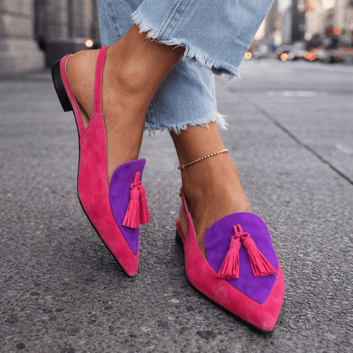 Elisa | Strappy Tassel Sandals