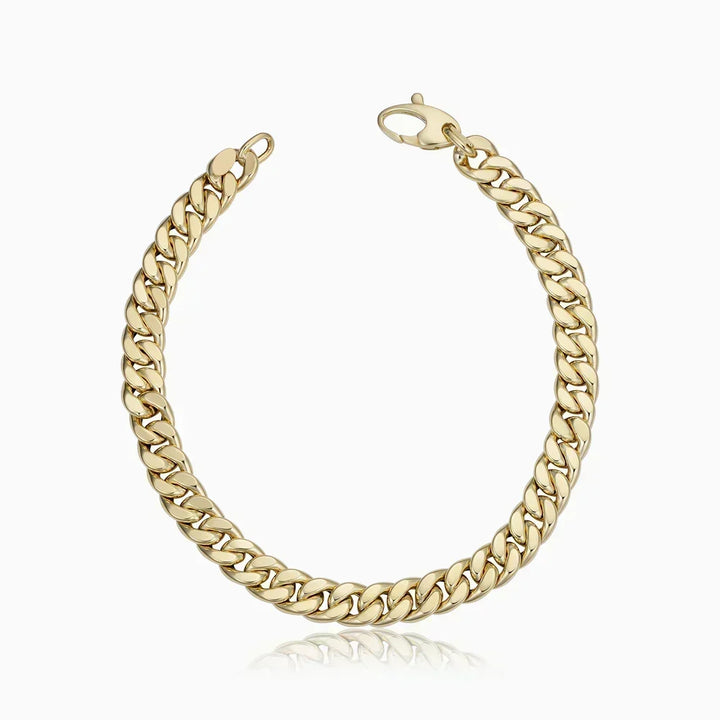 Estate Cuban Classic Gold Bracelet