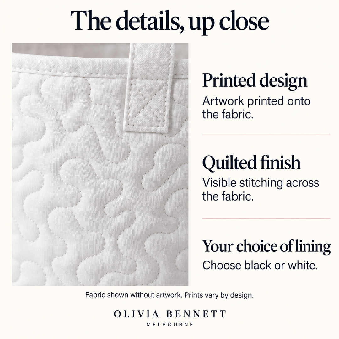 Spring Meadow | Quilted Storage Basket