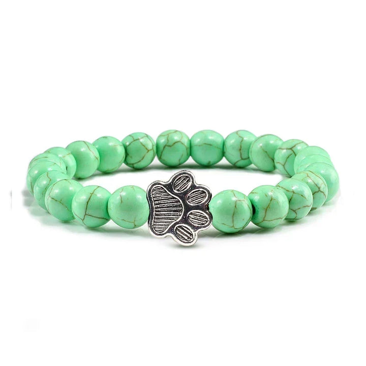 Crystal Paw Beaded Bracelet