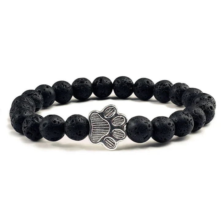 Crystal Paw Beaded Bracelet