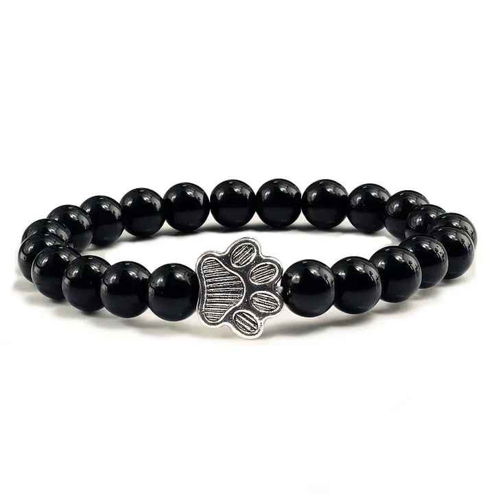 Crystal Paw Beaded Bracelet