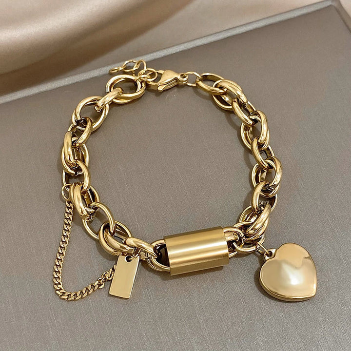 Heartened Gold Vintage Bracelet