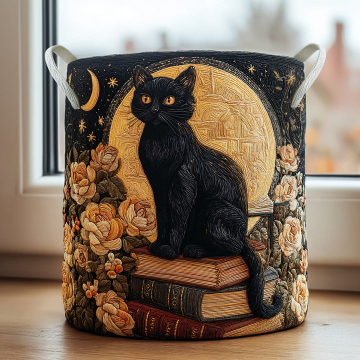 Cat Quilted | Quilted Storage Basket