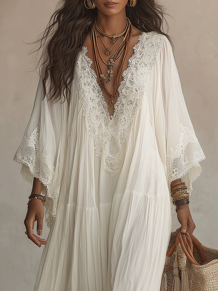 Carla | Elegant Dress with Bat Sleeves