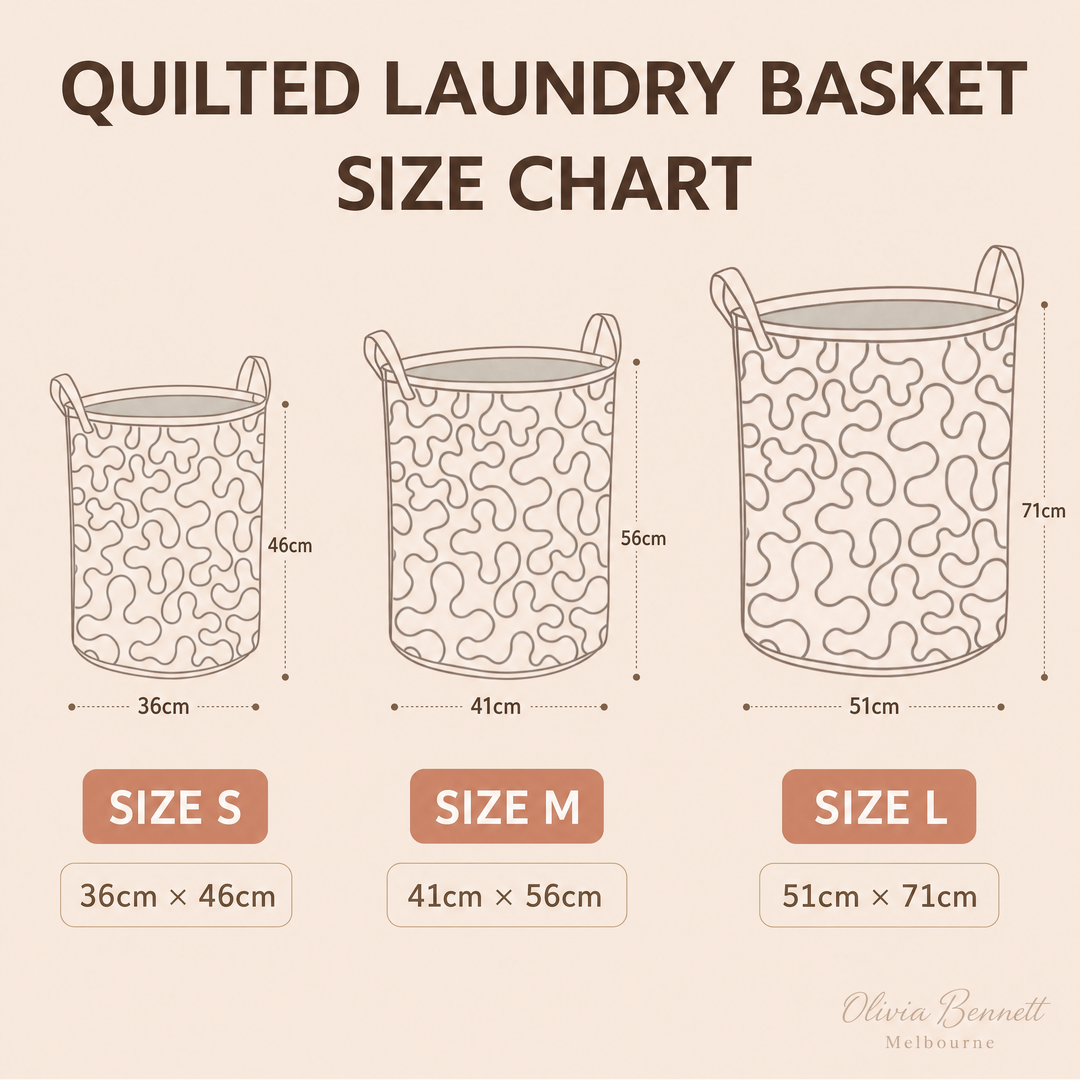 Mountain Camper Wildflower Camping Quilted Laundry Basket
