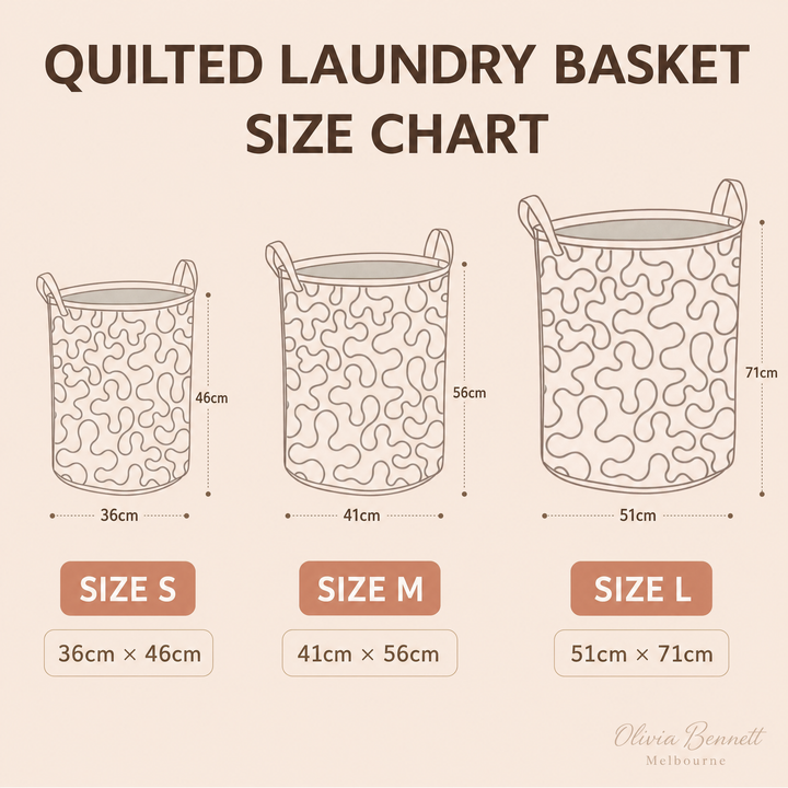 Mountain Camper Wildflower Camping Quilted Laundry Basket
