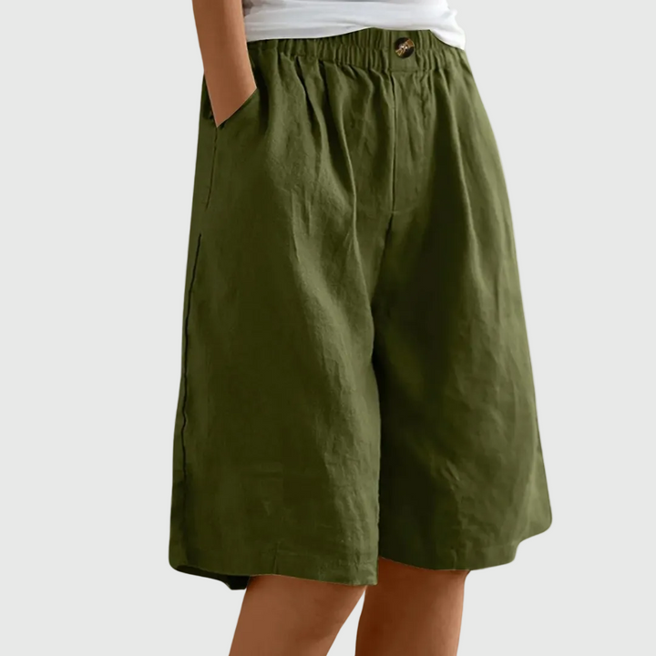 Maree™ | Wide-Leg Bermuda Shorts