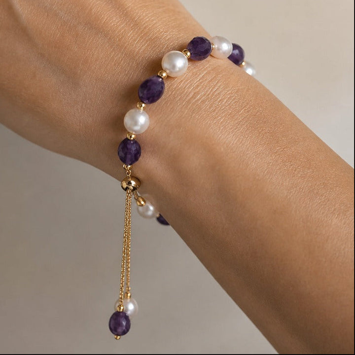 Pearl Noble Stone Bracelet